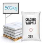 Chlorek wapnia 20 worków na palcie 500 kg