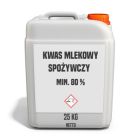Kwas mlekowy spożywczy 80 % kanister 25 kg