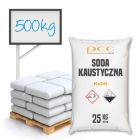 Soda kaustyczna 20 worków na palecie 500 kg