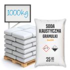 Soda kaustyczna granulki 1000 kg worki na palecie