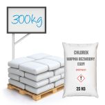 Chlorek wapnia bezwodny spożywczy E509 półpaleta 300 kg