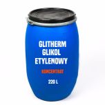 Glitherm, glikol etylenowy, beczka 220 l, koncentrat