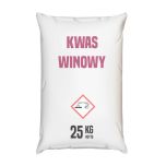 Kwas winowy worek 25 kg