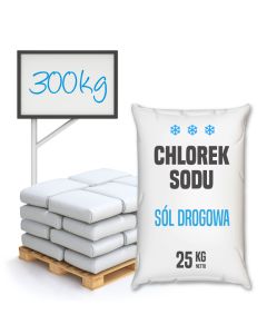 Sól drogowa 300 kg - Półpaleta 