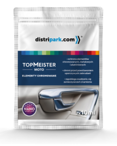 Ściereczki do zabezpieczania samochodowych elementów chromowanych 2 x 10 ml 