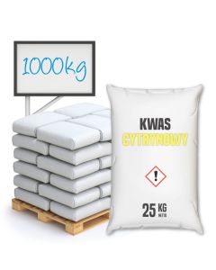 Kwas cytrynowy 1000 kg worki na palecie