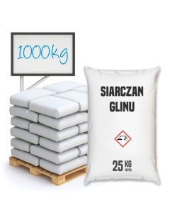 Siarczan glinu 40 worków na palecie 1000 kg