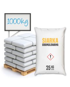 Siarka granulowana 1000 kg - paleta 