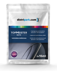 Ściereczka do tapicerki skórzanej - TopMeister Moto 2 x 15 ml
