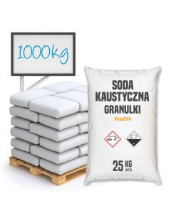 Soda kaustyczna granulki 1000 kg worki na palecie