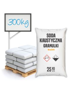 Soda kaustyczna granulki 300 kg worki na półpalecie